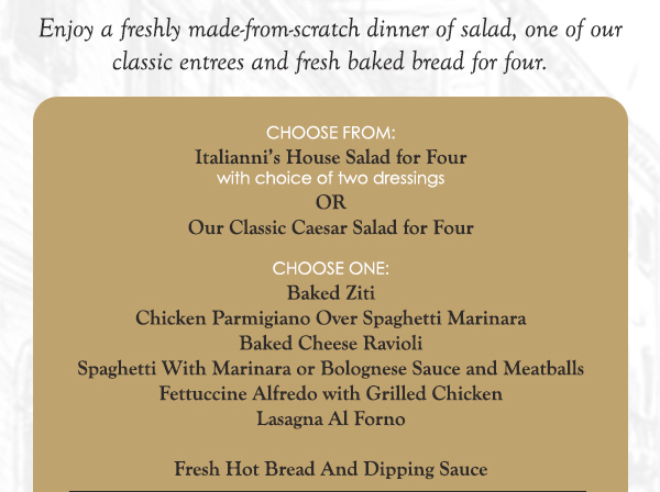 Italianni's Restaurant
							 See image for full details