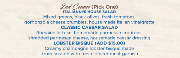 Italianni's Restaurant
							 See image for full details