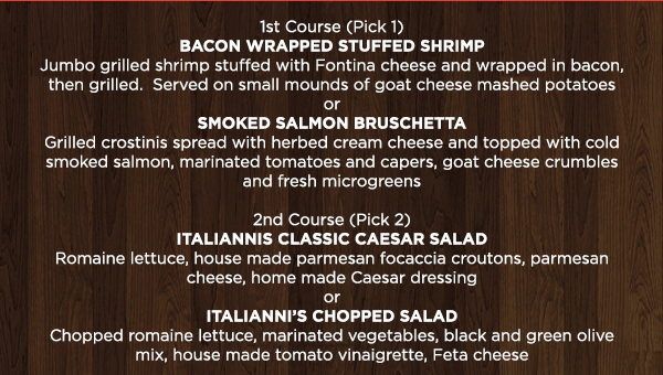 Italianni's Restaurant
							 See image for full details