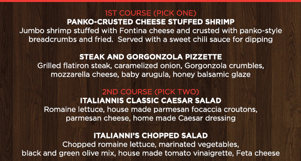 Italianni's Restaurant
							 See image for full details