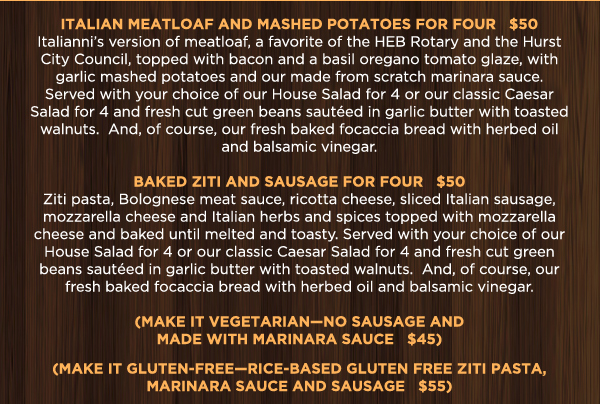 Italianni's Restaurant
							 See image for full details