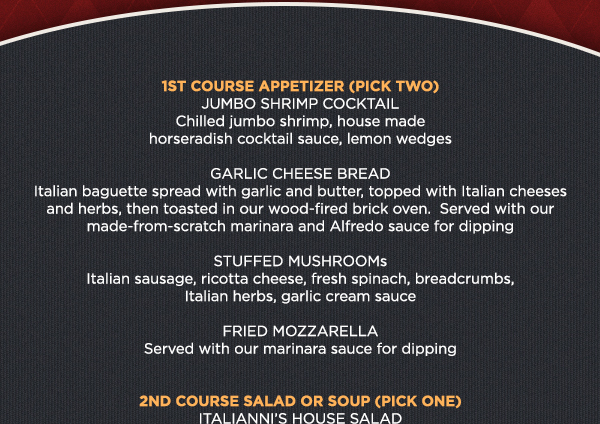 Italianni's Restaurant
							 See image for full details