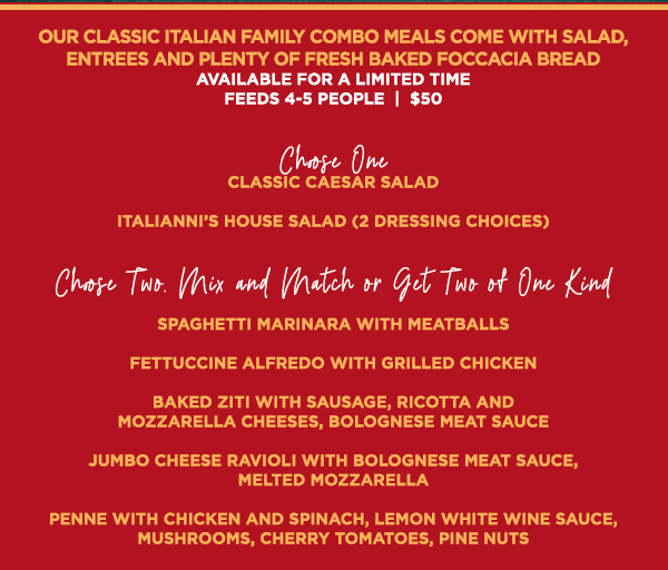 Italianni's Restaurant
							 See image for full details