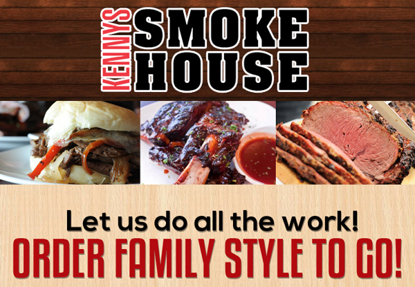 Let us do all the work! Order family style to go!