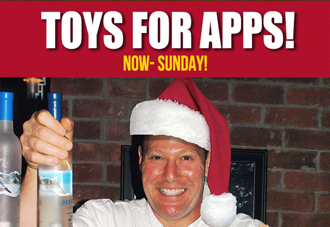 Toys for Apps!
							 Now - Sunday!
							 See image for full details