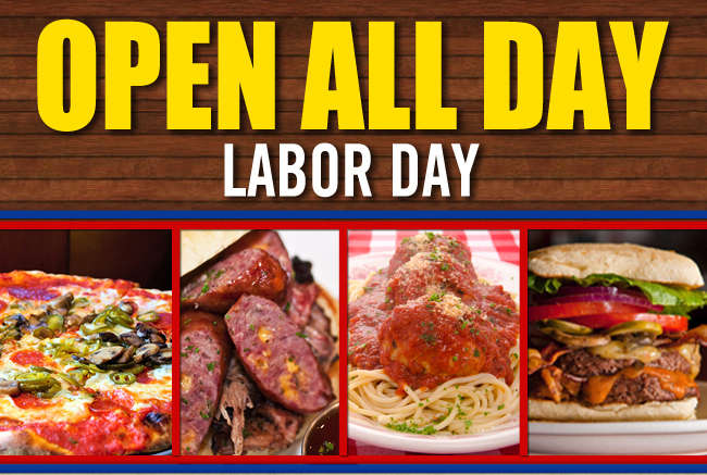 Open All Day Labor Day
