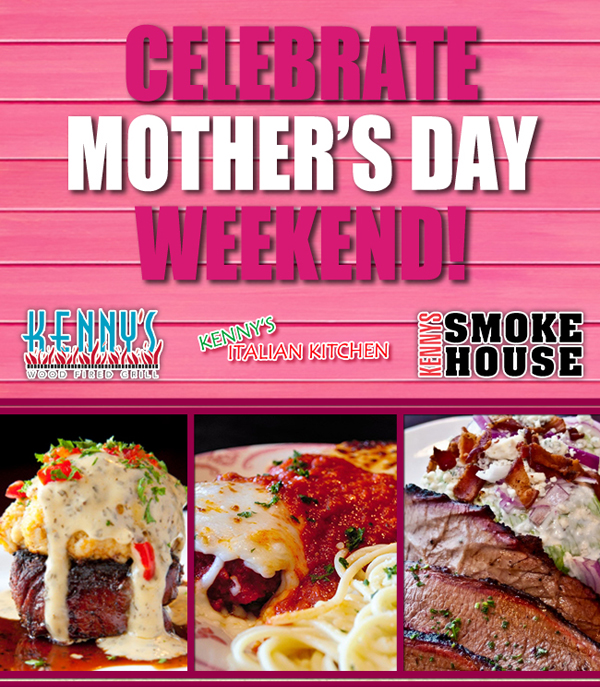 Celebrate Mother's Day Weekend!
							 See image for details