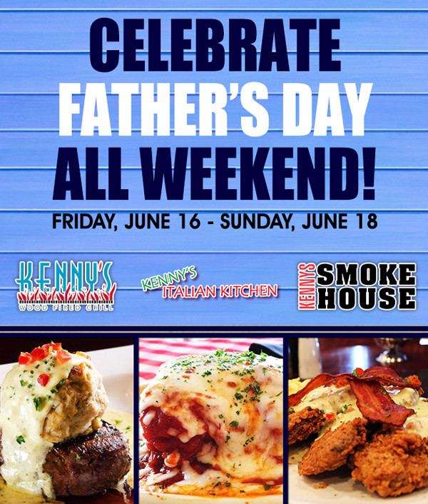 Celebrate Father's Day Weekend!
							 See image for details