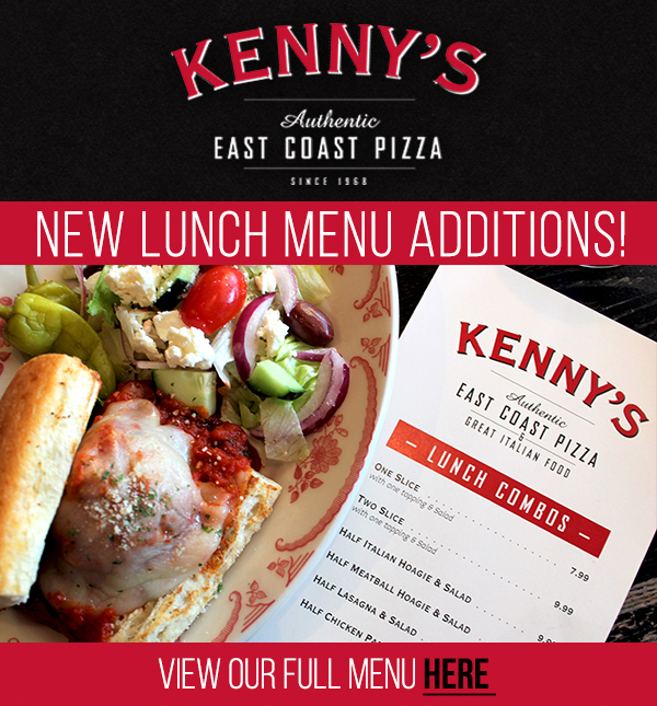 New Lunch Menu Additions
							 See image for full details