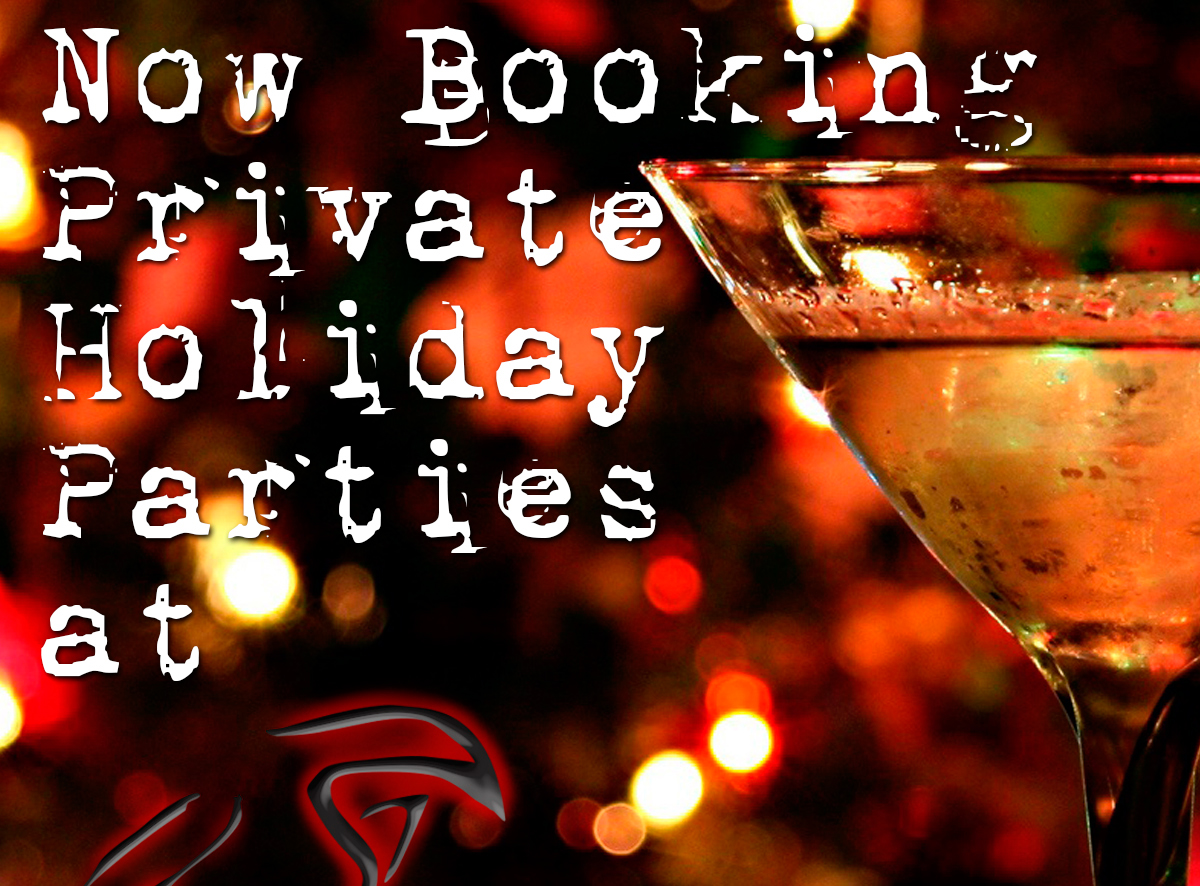 Now booking private holiday parties at Kravings