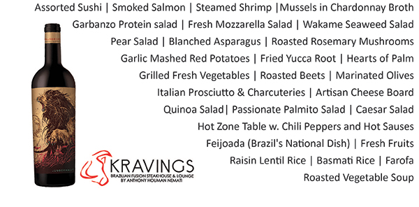 Kravings - World Fusion - Steak House & Lounge
								 See image for full details
