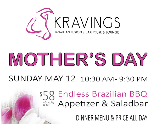 Kravings - World Fusion - Steak House & Lounge
								 See image for full details