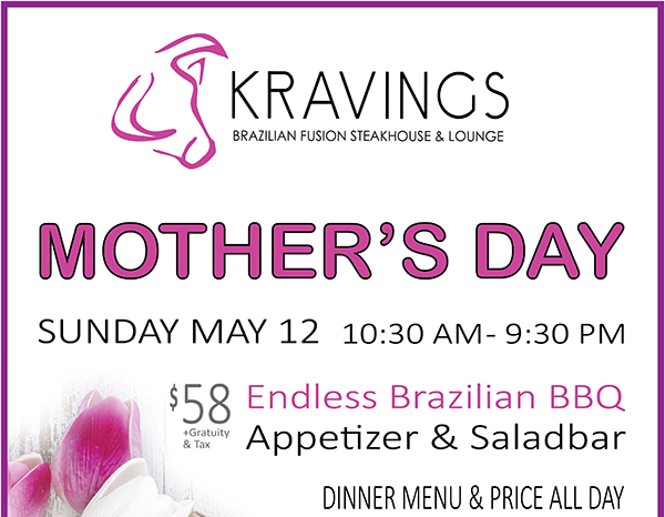 Kravings - World Fusion - Steak House & Lounge
								 See image for full details
