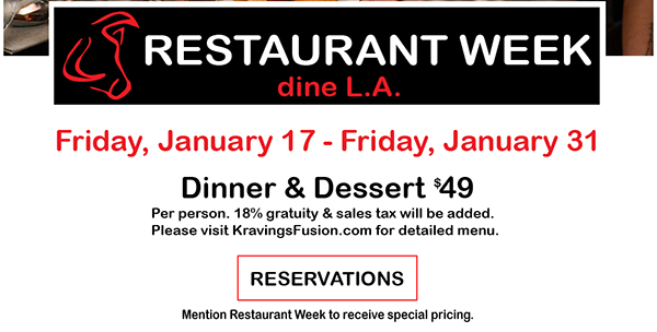 Kravings - World Fusion - Steak House & Lounge
								 See image for full details