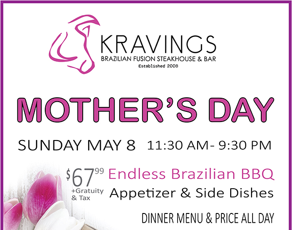 Kravings - World Fusion - Steak House & Lounge
								 See image for full details