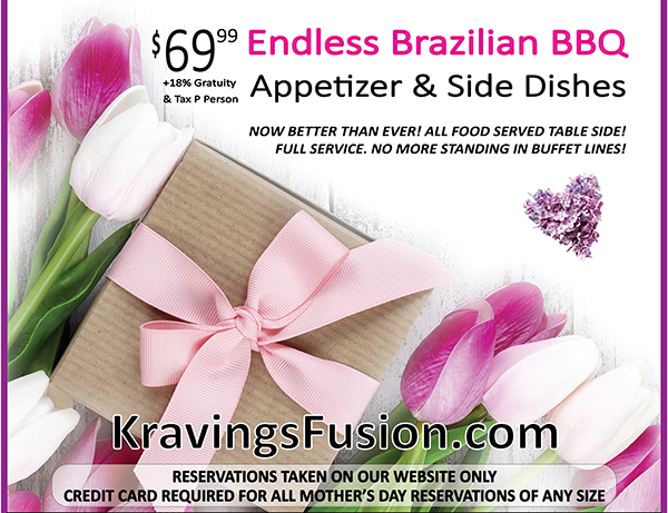 Kravings - World Fusion - Steak House & Lounge
								 See image for full details