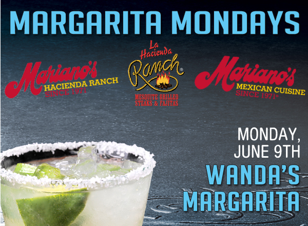 www.laharanch.com
Margarita Mondays
Mariano's Hacienda - Mariano's Mexican Cuisine - La Hacienda Ranch

See image for details