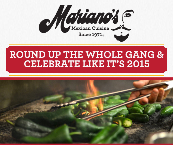 Round up the whole gang & celebrate
							like it's 2015
							See image for full details