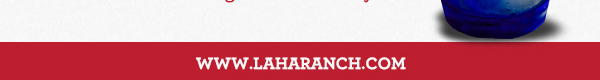 Margarita Mondays
							Half Price All Day Long! Turn your blue Monday into a 100% Blue Agave Monday!
							www.laharanch.com