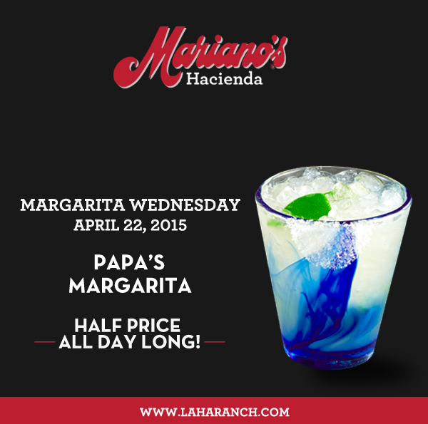 Margarita Wednesdays
							www.laharanch.com