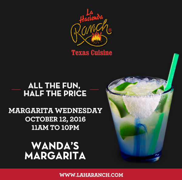 Margarita Wednesdays
							www.laharanch.com