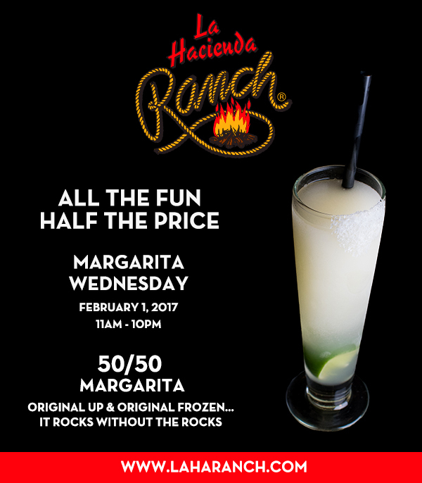 Margarita Wednesdays
							www.laharanch.com