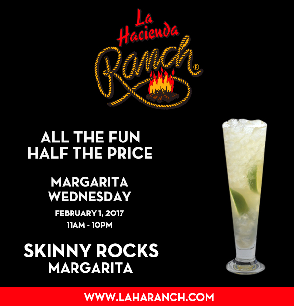 Margarita Wednesdays
							www.laharanch.com