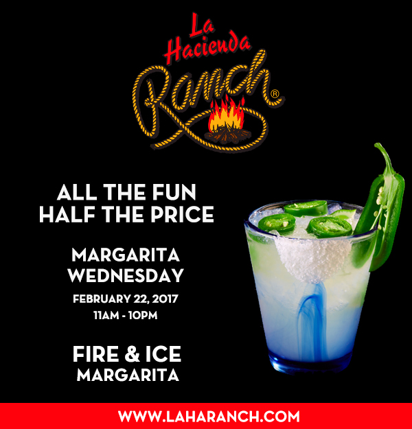 Margarita Wednesdays
							www.laharanch.com