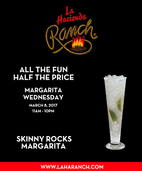 Margarita Wednesdays
							www.laharanch.com