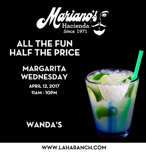 Margarita Wednesdays
							www.laharanch.com