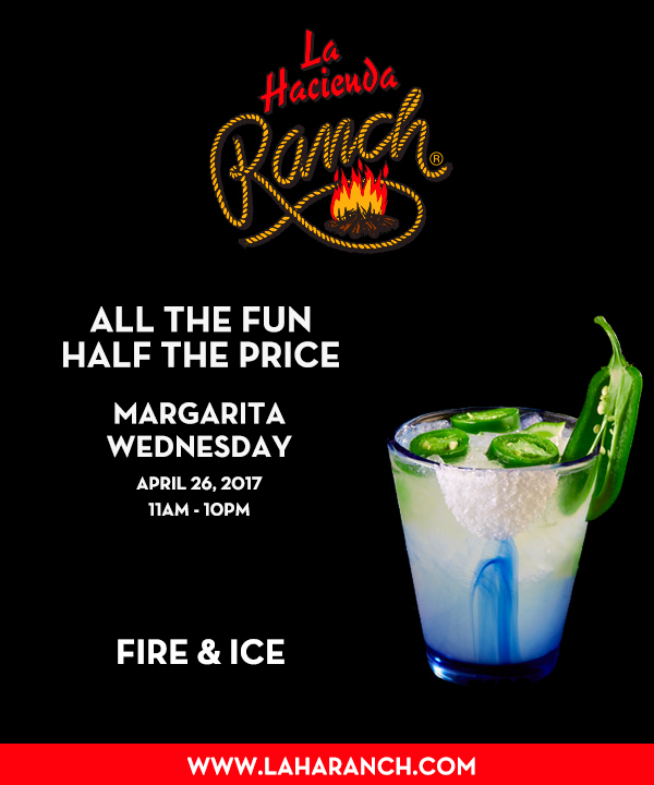 Margarita Wednesdays
							www.laharanch.com
