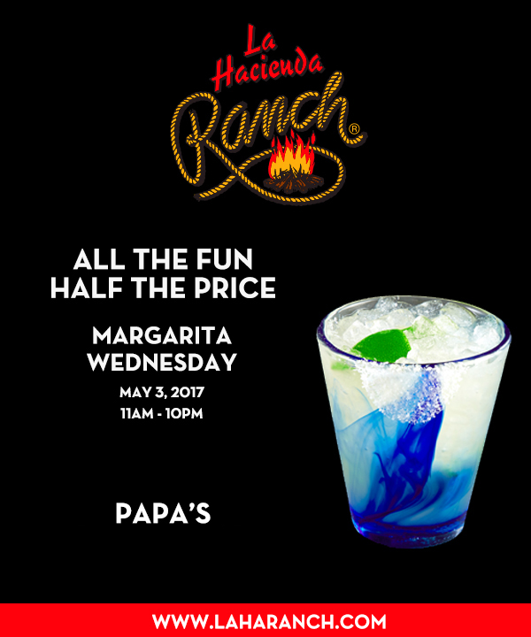 Margarita Wednesdays
							www.laharanch.com