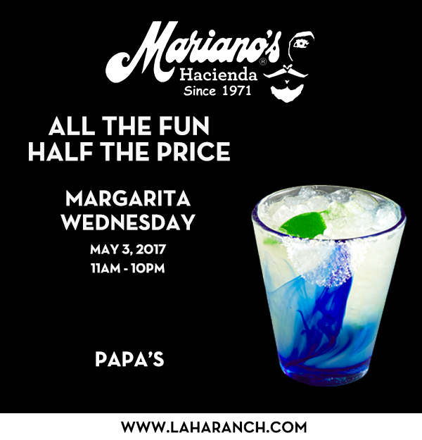 Margarita Wednesdays
							www.laharanch.com