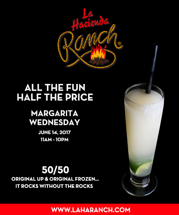 Margarita Wednesdays
							www.laharanch.com
