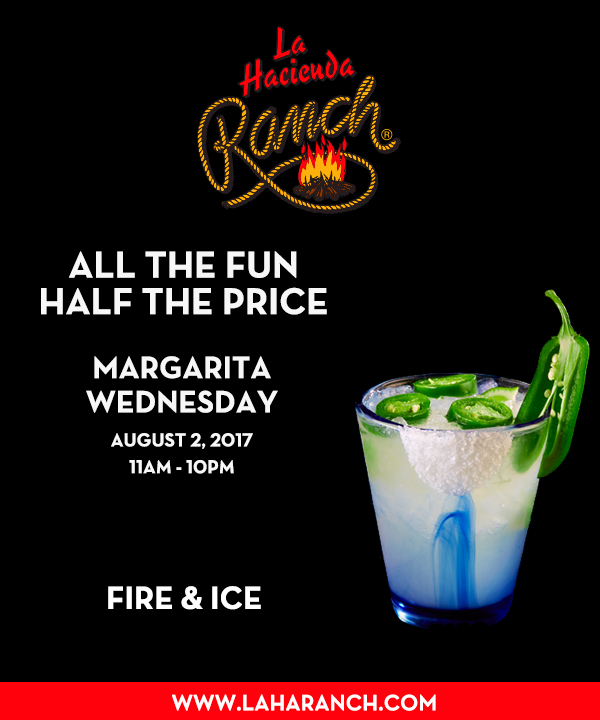 Margarita Wednesdays
							www.laharanch.com
