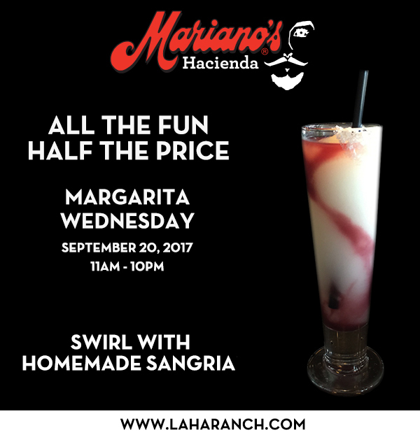 Margarita Wednesdays
							www.laharanch.com