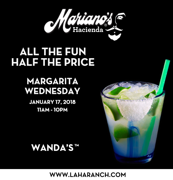 Margarita Wednesdays
							www.laharanch.com
