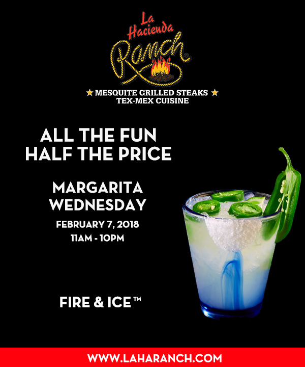 Margarita Wednesdays
							www.laharanch.com