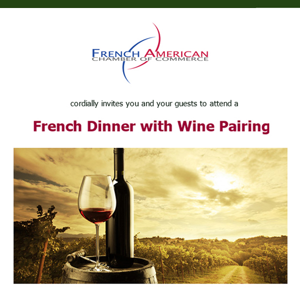 French Dinner with Wine Pairing