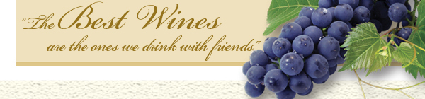 The Best Wines are the ones we drink with friends