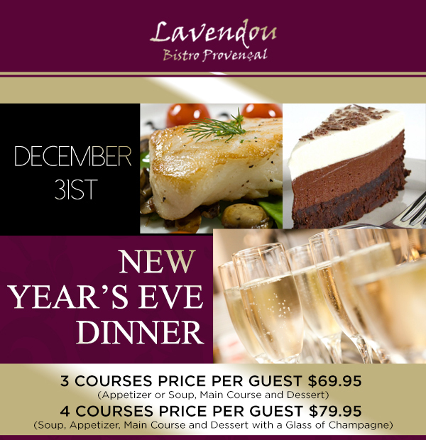 New Year's Eve Dinner
							See image for full details