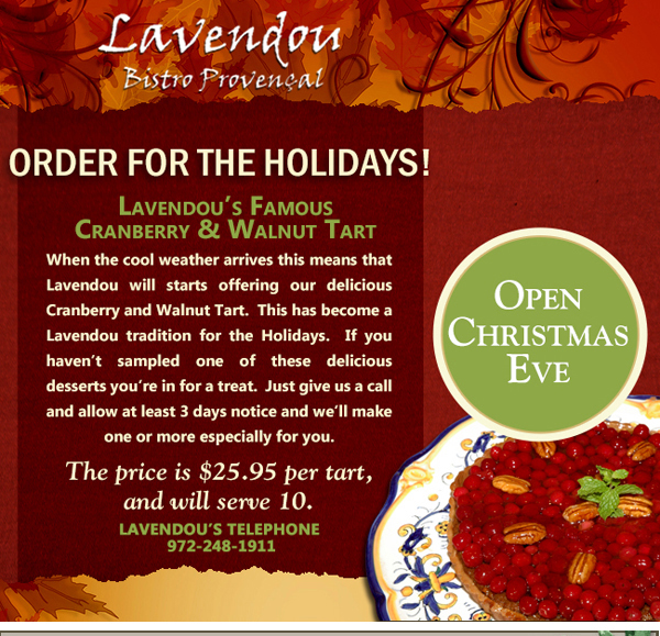 Order for the Holidays!
							 See image for full details