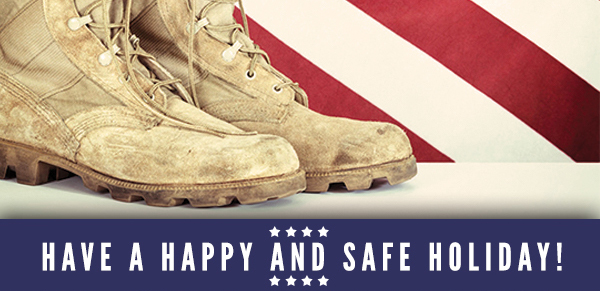 We will be closed Sunday and Monday
							 in observance of Independence Day
							 See image for details