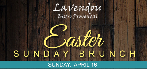 Easter Sunday Brunch
							 See image for details