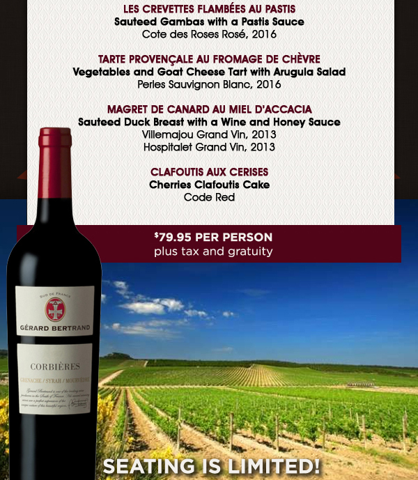 $79.95 per person plus tax and gratuity
							 See image for details