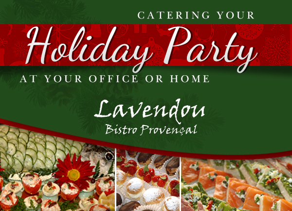 Holiday Catering
							 See image for details