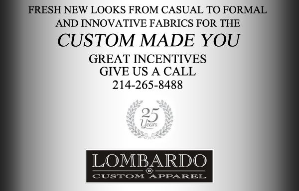... to start thinking about your new look
							 Fresh new looks from casual to formal and innovative fabrics for the custom made you.
							 See image for details