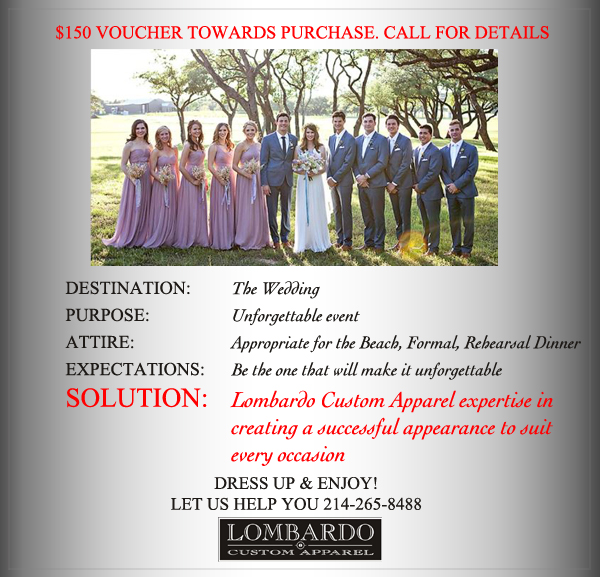 $150 Voucher towards purchase. Call for details
							 Dress Up & Enjoy!
							 See image for full details