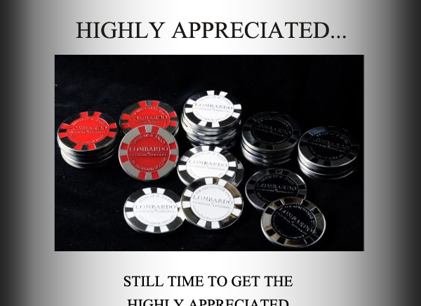 Highly Appreciated...