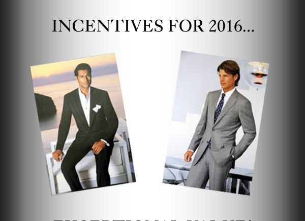 Incentives for 2016...